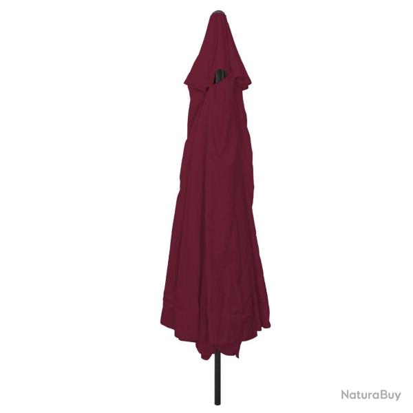 Parasol de jardin395x245 cm Rouge Bordeaux