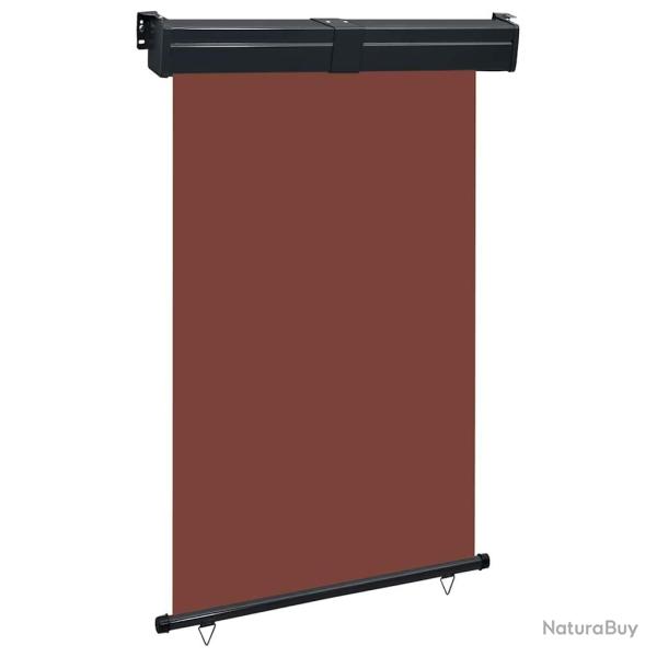Auvent latral de balcon 125x250 cm Marron