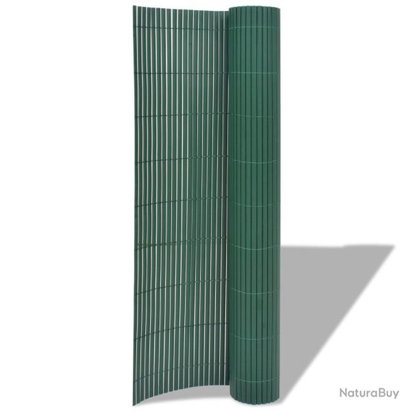 Clture de Jardin Double Face Verte 1,5x3 m PVC