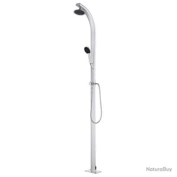 Douche de jardin 215 cm Aluminium