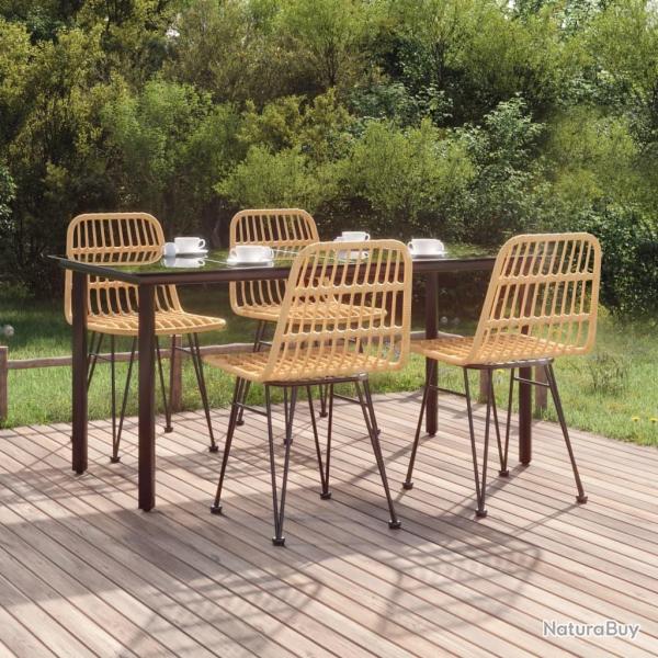 Ensemble � manger de jardin 5pcs R�sine tress�e