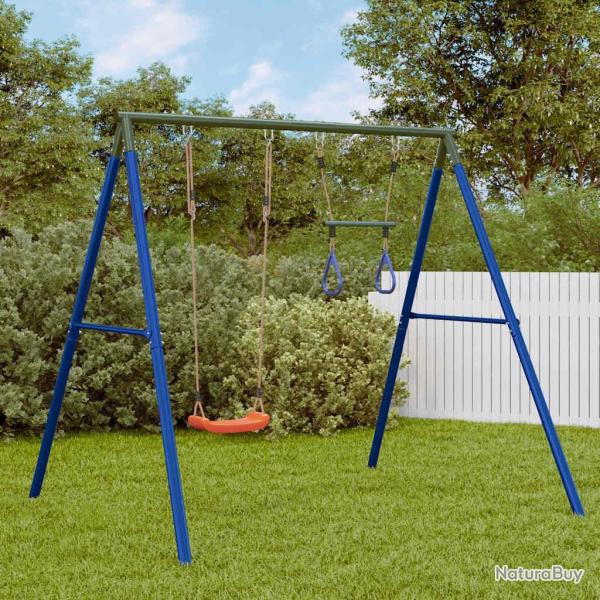 Ensemble de balanoire d'extrieur avec balanoire et trapze