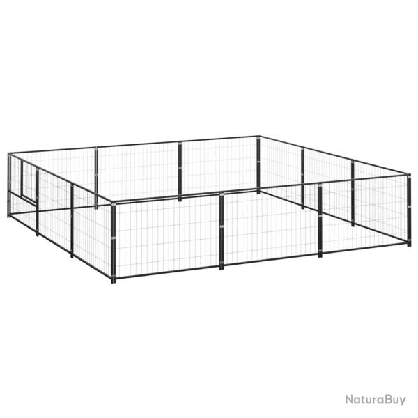 Chenil Noir 9 m� Acier