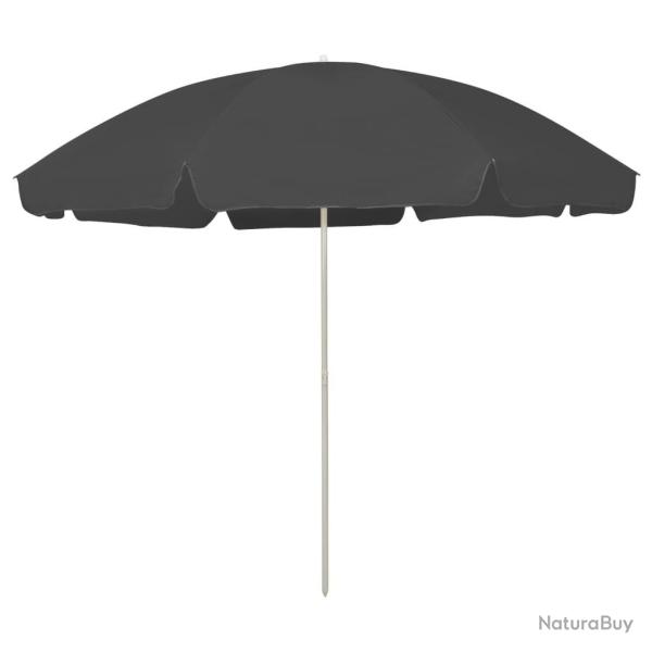 Parasol de plage anthracite 300 cm