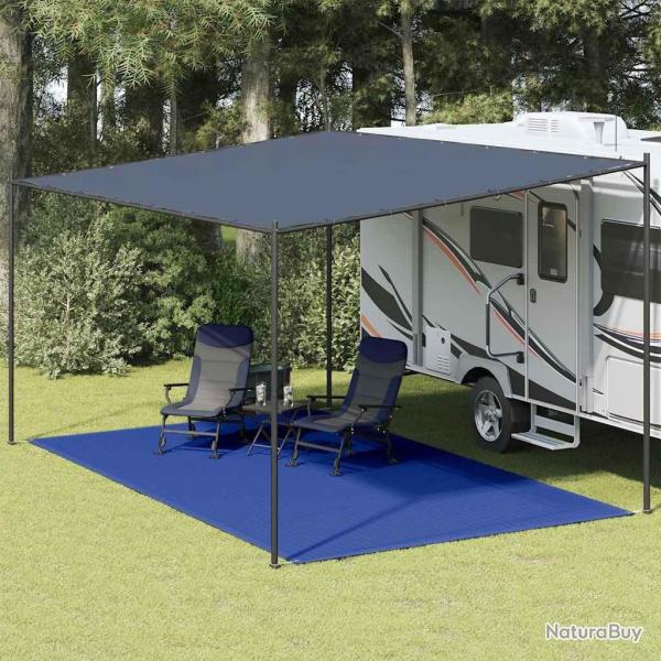 Tapis de tente 300x500 cm Bleu PEHD