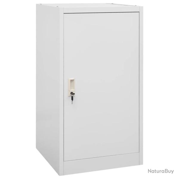 Armoire � selles Gris clair 53x53x105 cm Acier