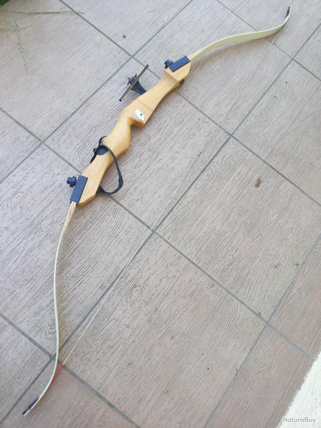 Arc Recurve Vintage Bear Archery - 62 Pouces - Bois - Chasse/Tir à L'arc - Modèle Inconnu