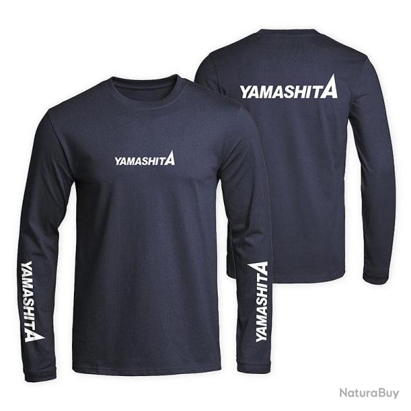 Tee shirt � manches longues YAMASHITA Dry long sleeve Navy XS