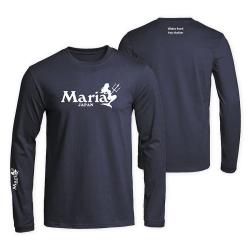Tee shirt &agrave; manches longues MARIA Dry long sleeve Navy M