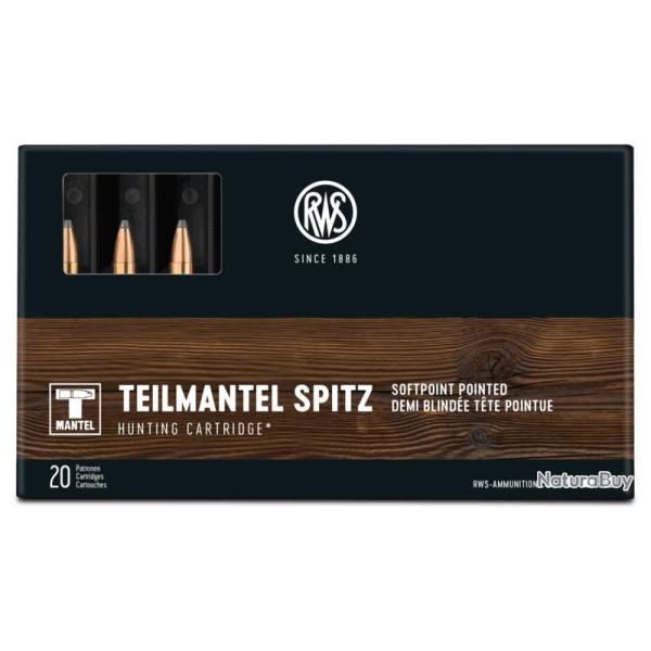 Munitions RWS 5.6x50 R Magnum Soft Point 3.24g 50gr x2 boites