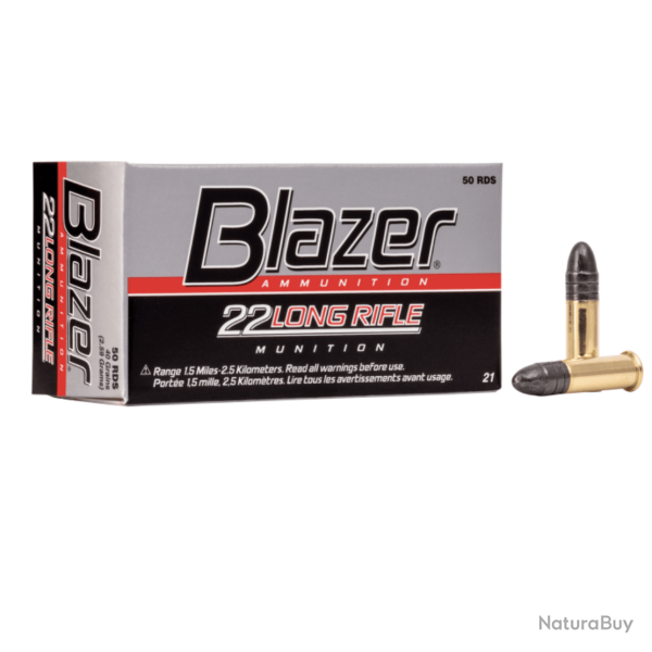 BLAZER CCI 22 LR 40 gr / 2,59 g Boite de 50
