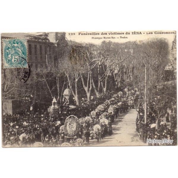 CPA- Marine Militaire - Fun�railles des victimes du IENA - Les Couronnes N�3235