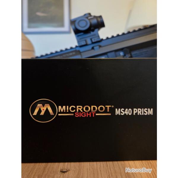 Microdot Sight MS40 PRISM - Red dot holographique Point rouge