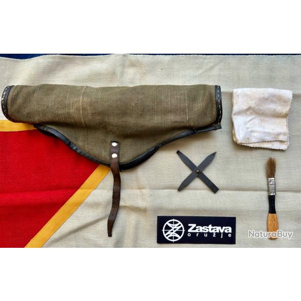Ensemble housse + accessoires d'entretien pour optique Yougoslave ZRAK ON-M76 / ZASTAVA M76 / JNA