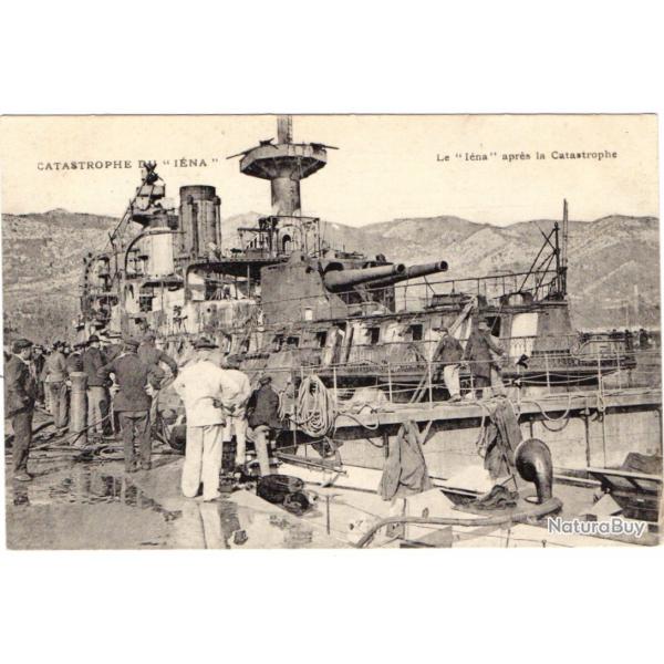 CPA - Marine Militaire -  Catastrophe du  " IENA " - le " IENA " Apr�s la Catastrophe - N�3196