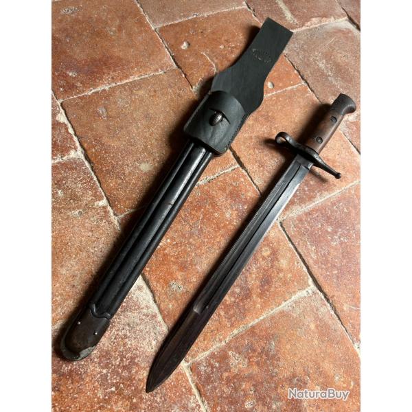 Baonnette Italienne Carcano 1891 - Gnutti 1942 WW2