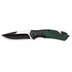 COUTEAU PLIANT ALBAINOX STAMINA VERT LAME 8.3CM - 18958