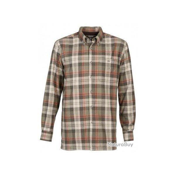 Chemise double polaire Inverness kaki PERCUSSION