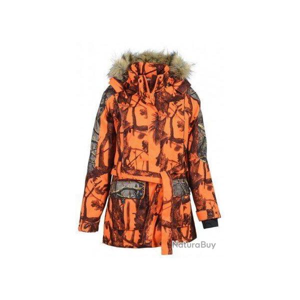 Veste de chasse femme Grand Nord camo orange PERCUSSION