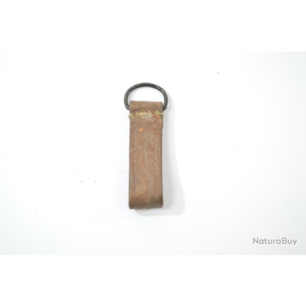Passant de suspension cuir pour ceinturon / brelage Arme Franaise. Passant coulant D baudrier