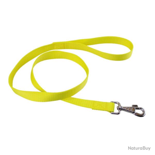 laisse nylon jaune jokidog 1.20 m