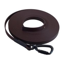 Longe BIOTHANE Twist-Lock 16 mm marron 15 m SANS poign&eacute;e