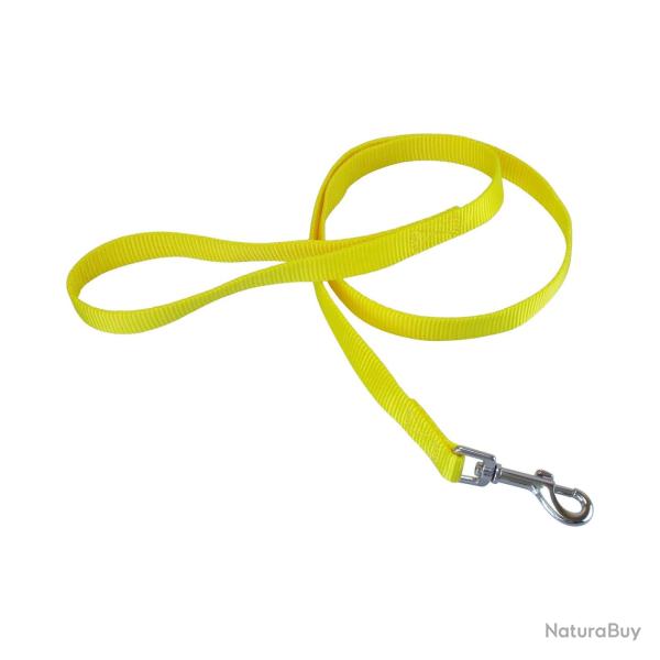 laisse nylon jaune S jokidog 1.50 m