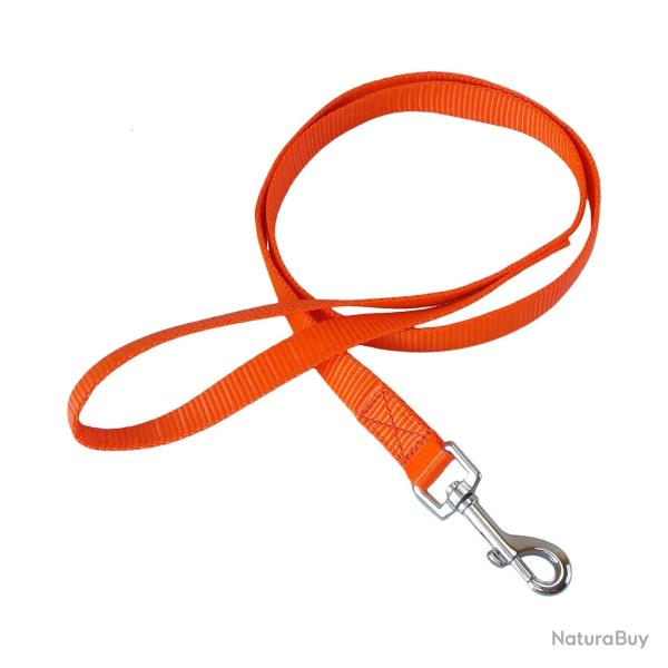 laisse nylon orange S jokidog 1.50 m