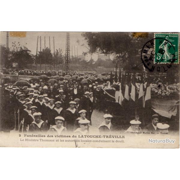 CPA - Marine Militaire - Fun�railles des Victimes du LATOUCHE -TREVILLE - N�3145
