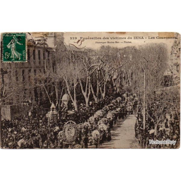 CPA - Marine Militaire -Fun�railles des Victimes du Iena - Les Couronnes - N�3141