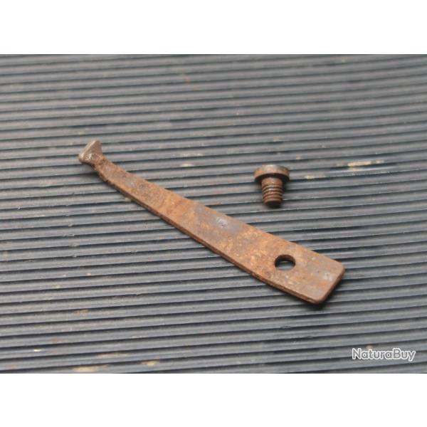 Ressort de levier d'ouverture et sa vis pour fusil Simplex Manufrance Ref @