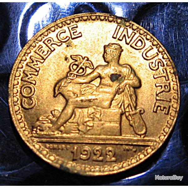 France pieces " bon pour 50 centimes" (chambre de commerce) 1922 sup