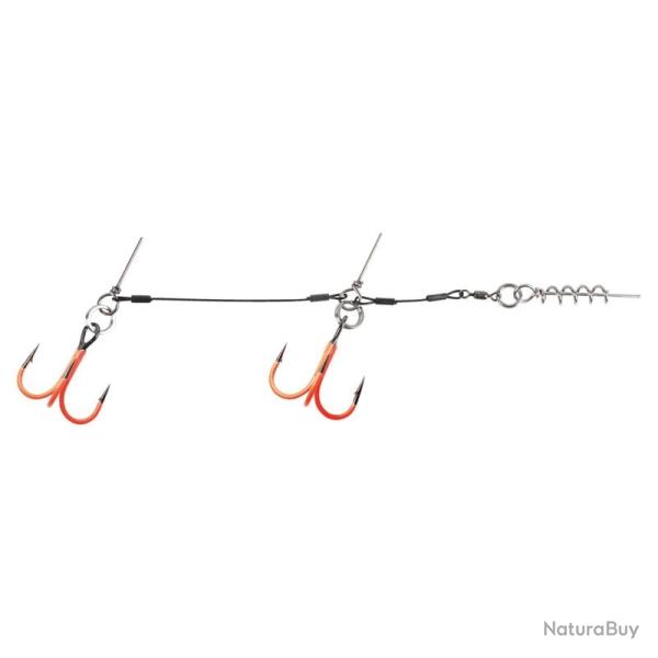 Monture CWC Shallow Stinger Stainless UV Orange 100 lbs n�2/0