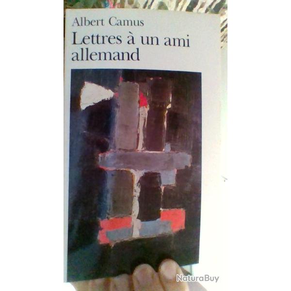 Lettres a un ami allemand par Albert Camus - Folio -