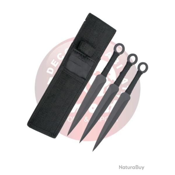 Amont 10464 Couteaux de lanc�s 3 pi�ces acier inoxydable de 22,6 cm