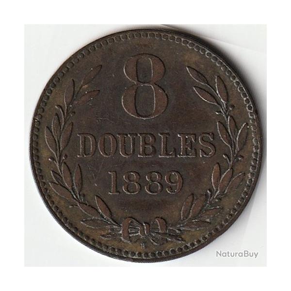 Pi�ce de Monnaie Guernesey  D�pendances de la Couronne britannique 1889 H
