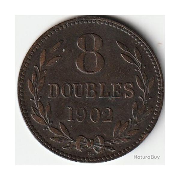 Pi�ce de Monnaie Guernesey  D�pendances de la Couronne britannique 1902 H