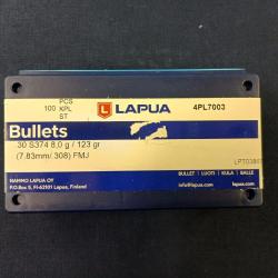Lapua Ogives .30 / 308 FMJ 123gr (x100)