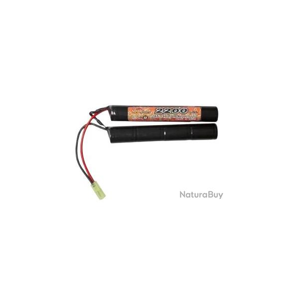 BATTERIE NIMH 9.6V 2200MAH 2 STICKS