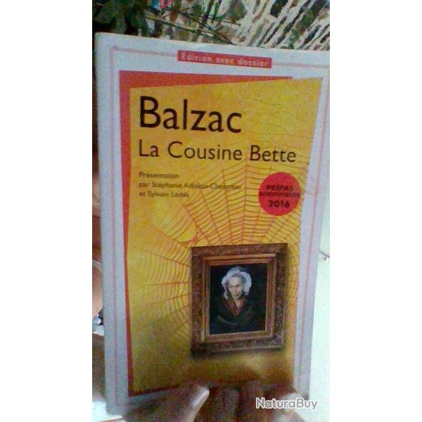 Ma cousine Bette par Balzac - GF - Edition avec dossier -