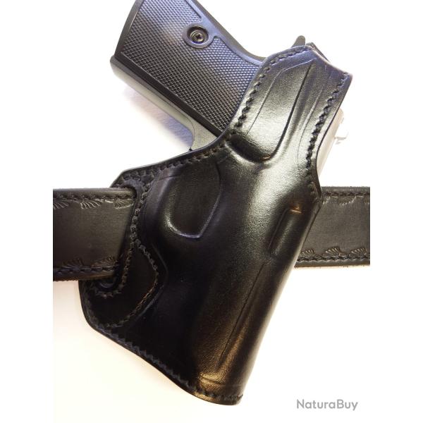 ETUI CUIR SUR MESURE pour PPK (fabrication entreprise artisanale franaise)