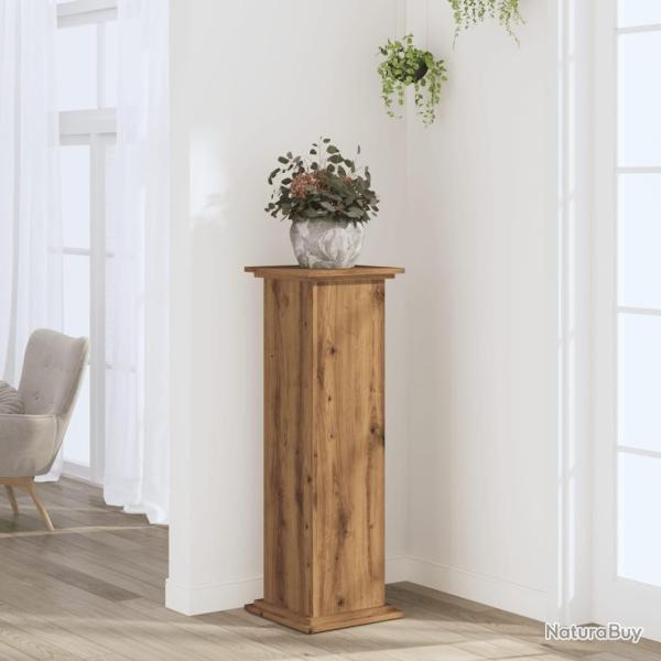 Support pour plantes 33x33x100 cm bois d'ing�nierie