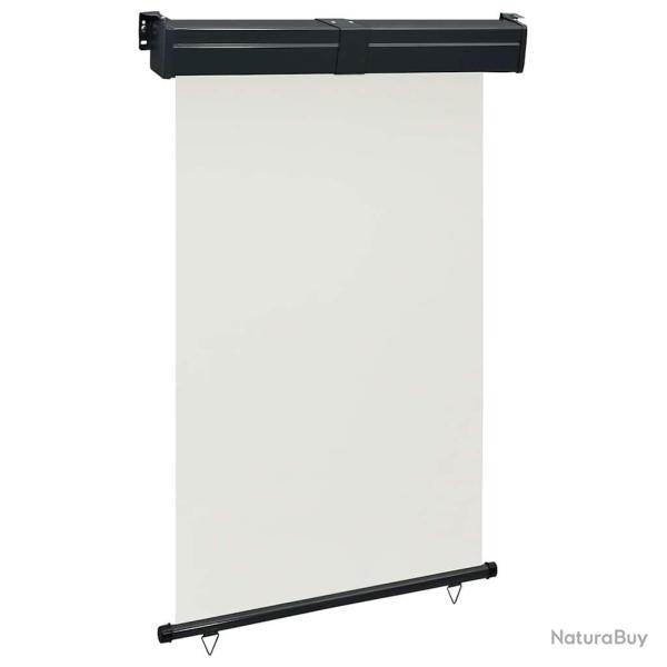 Auvent lat�ral de balcon 125x250 cm Cr�me