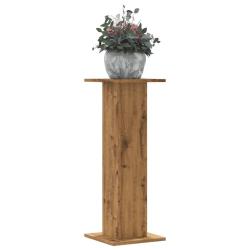 Supports pour plantes 2 pcs ch&ecirc;ne artisanal bois d'ing&eacute;nierie