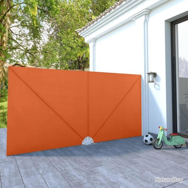 Auvent lat�ral pliable de terrasse Terre cuite 400 x 200 cm