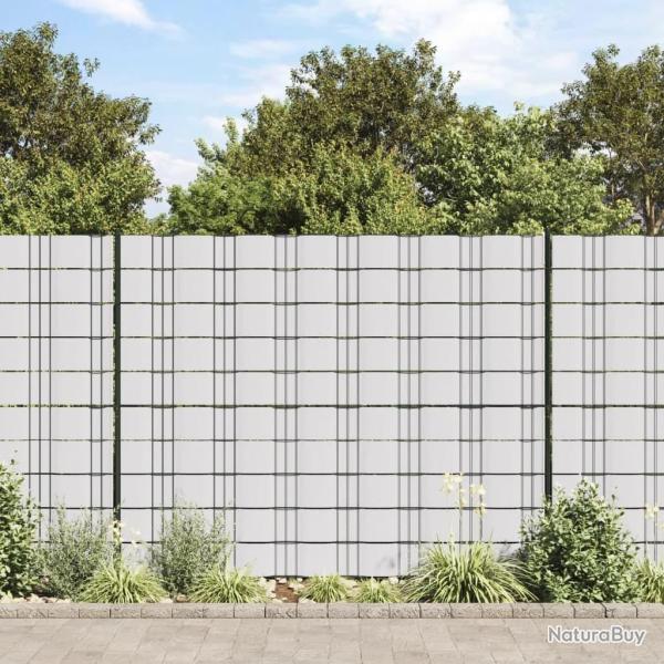 �crans d'intimit� de jardin 4 pcs PVC 35x0,19 m Blanc