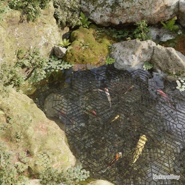 Protection d'tang 40 pcs Noir Polypropylne