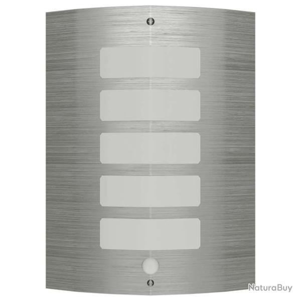 Lampe murale avec capteur de mouvement Acier inoxydable