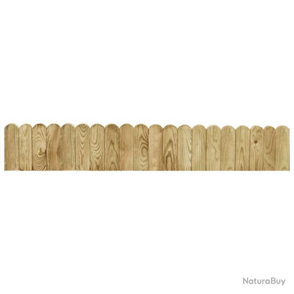 Rouleau de bordure Vert 120 cm Bois de pin impr�gn�
