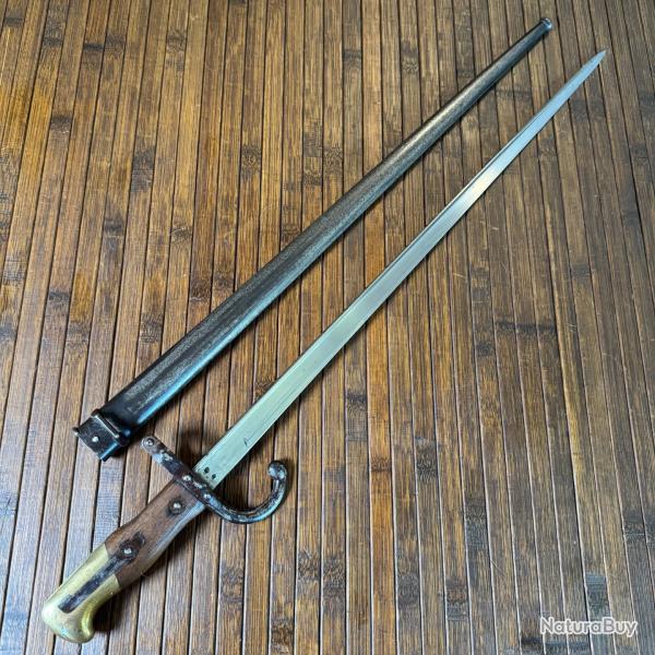 BELLE BA�ONNETTE GRAS MANUFACTURE D'ARMES DE ST ETIENNE 1879 FRANCE